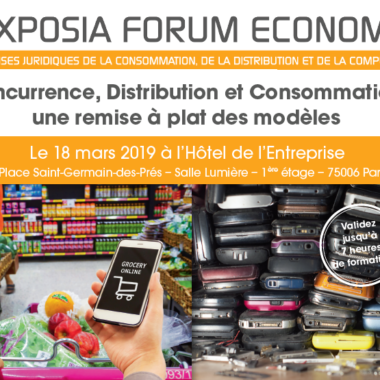 #Blockchain ! Enjeux et responsabilités -Cas pratique dans l’univers agroalimentaire – LEXPOSIA FORUM ECONOMIE 18/03 – PARIS
